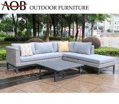 AOB AOBEI outdoor garden hotel hotel rattan wicker corner sofa lounge furniture set