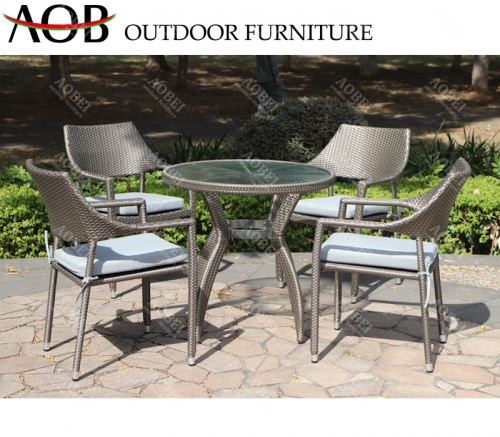 Aobei Modern Outdoor Garden Hotel Rattan Dining Furniture - Contemporary Outdoor Furniture Sets
