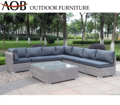 AOB AOBEI outdoor patio garden rattan weaving corner sofa