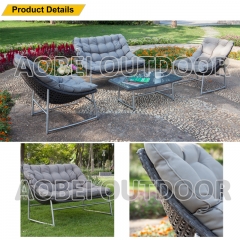 aobei aob outdoor garden hotel home rattan wicker sofa lounge furniture set