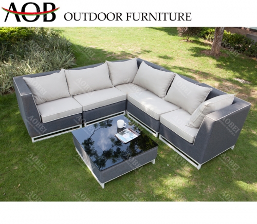 aob aobei outdoor garden hotel resort home villa leisure corner sofa lounge furniture set