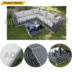 aob aobei outdoor garden hotel resort home villa leisure corner sofa lounge furniture set