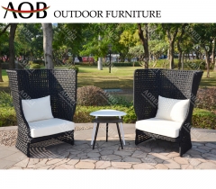 aobei aob outdoor garden rattan wicker terrace balcony pattern weaving chair