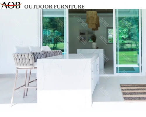 aobei aob outdoor home garden bar chair stools set