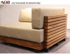 aobei aob outdoor luxury teak sectional sofa set